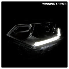 Chevrolet Traverse 2018 - 2021 Spyder HD-JH-CTRA18-HID-OE-L - Driver Side Black/Chrome Factory Style Projector Headlight with LED DRL