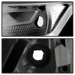 Chevrolet Traverse 2018 - 2021 Spyder HD-JH-CTRA18-HID-OE-L - Driver Side Black/Chrome Factory Style Projector Headlight with LED DRL
