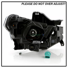 Chevrolet Traverse 2018 - 2021 Spyder HD-JH-CTRA18-HID-OE-L - Driver Side Black/Chrome Factory Style Projector Headlight with LED DRL