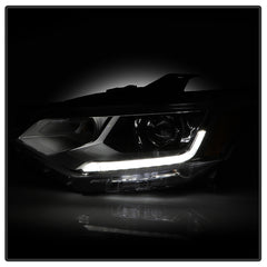 Chevrolet Traverse 2018 - 2021 Spyder HD-JH-CTRA18-HID-OE-L - Driver Side Black/Chrome Factory Style Projector Headlight with LED DRL