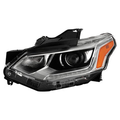 Chevrolet Traverse 2018 - 2021 Spyder HD-JH-CTRA18-HID-OE-L - Driver Side Black/Chrome Factory Style Projector Headlight with LED DRL