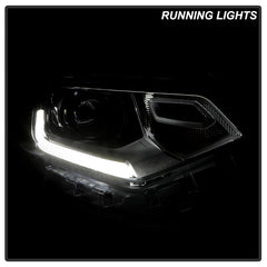 Chevrolet Traverse 2018 - 2020  Spyder HD-JH-CTRA18-HID-OE-R - Passenger Side Black/Chrome Factory Style Projector Headlight with LED DRL