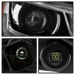 Chevrolet Traverse 2018 - 2020  Spyder HD-JH-CTRA18-HID-OE-R - Passenger Side Black/Chrome Factory Style Projector Headlight with LED DRL
