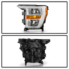 Ford F150 2021 - 2023  Spyder HD-JH-FF15021-OE-L - Driver Side Chrome Factory Style Headlight