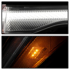 GMC Acadia 2017 - 2019  Spyder HD-JH-GAC17-DRL-OE-L - Driver Side Chrome Factory Style LED DRL Bar Projector Headlight