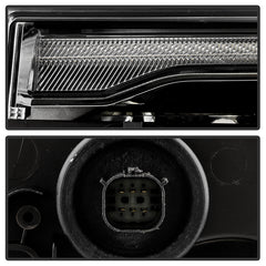 GMC Acadia 2017 - 2019  Spyder HD-JH-GAC17-DRL-OE-L - Driver Side Chrome Factory Style LED DRL Bar Projector Headlight