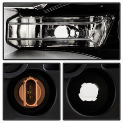 GMC Acadia 2017 - 2019  Spyder HD-JH-GAC17-DRL-OE-L - Driver Side Chrome Factory Style LED DRL Bar Projector Headlight