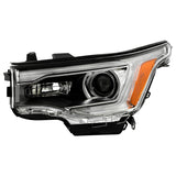GMC Acadia 2017 - 2019  Spyder HD-JH-GAC17-DRL-OE-L - Driver Side Chrome Factory Style LED DRL Bar Projector Headlight