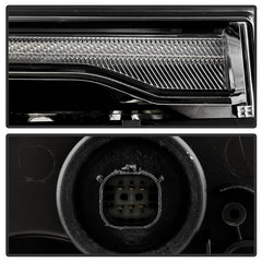 GMC Acadia 2017 - 2019  Spyder HD-JH-GAC17-DRL-OE-R - Passenger Side Chrome Factory Style LED DRL Bar Projector Headlight