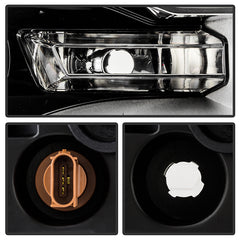 GMC Acadia 2017 - 2019  Spyder HD-JH-GAC17-DRL-OE-R - Passenger Side Chrome Factory Style LED DRL Bar Projector Headlight