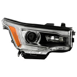 GMC Acadia 2017 - 2019  Spyder HD-JH-GAC17-DRL-OE-R - Passenger Side Chrome Factory Style LED DRL Bar Projector Headlight