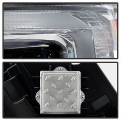 GMC Sierra 2019 - 2022  Spyder HD-JH-GSIE19-FLED-OE-L - Driver Side Chrome Factory Style DRL Bar LED Headlight