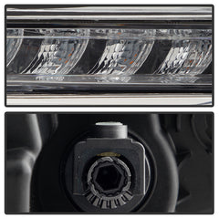 GMC Sierra 2019 - 2022  Spyder HD-JH-GSIE19-FLED-OE-L - Driver Side Chrome Factory Style DRL Bar LED Headlight