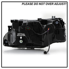 Nissan Rogue 2021 - 2023  Spyder HD-JH-NROG21BM-OE-BK-R - Passenger Side Bottom Black Factory Style LED Headlight