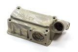 Carburetor Fuel Bowl, Primary, Side Hung, Zinc, Gold Chromate, Holley 2300 Marine Carburetors, Each