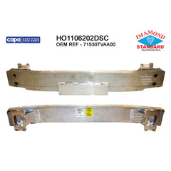 REAR BUMPER IMPACT BAR -  MADE OF HIGH STRENGTH ALUMINUM