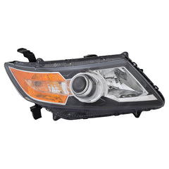 PASSENGER SIDE HID HEADLIGHT LENS AND HOUSING