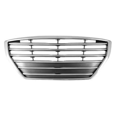FRONT GRILLE -  FOR SEDAN MODELS -  PAINTED SILVER WITH SATIN CHROME -