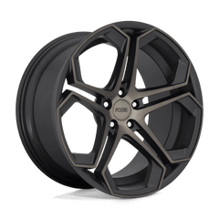 20X10.5 MATTE MACHINED DOUBLE DARK TINT 40MM Foose 1PC Wheel