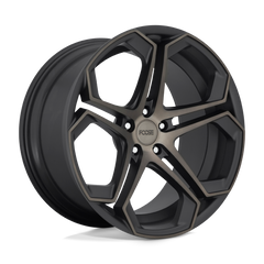 20X10.5 MATTE MACHINED DOUBLE DARK TINT 40MM Foose 1PC Wheel