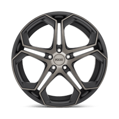 20X10.5 MATTE MACHINED DOUBLE DARK TINT 40MM Foose 1PC Wheel
