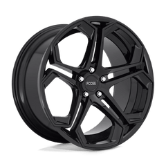 20X10.5 GLOSS BLACK 40MM Foose 1PC Wheel