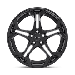 20X10.5 GLOSS BLACK 40MM Foose 1PC Wheel