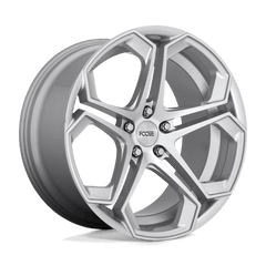 20X10.5 GLOSS SILVER MACHINED 40MM Foose 1PC Wheel