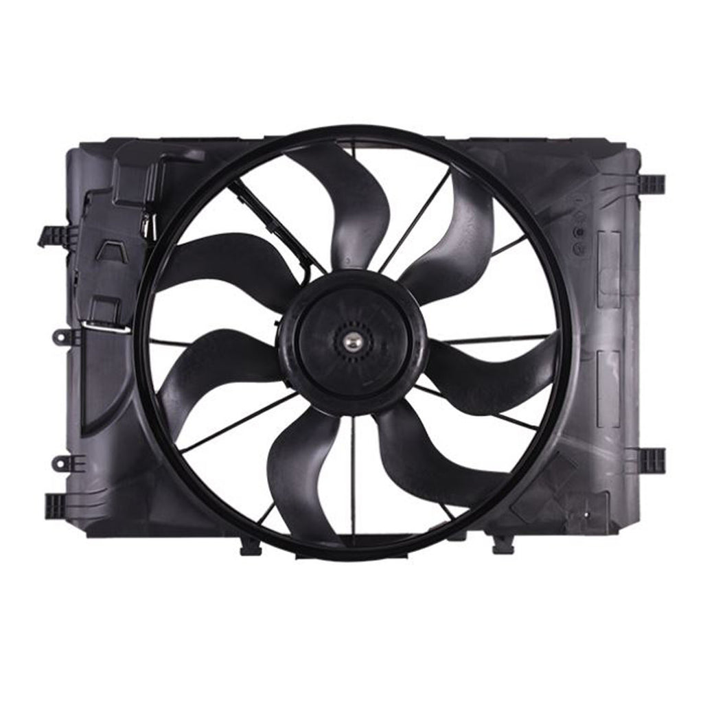 RADIATOR AND CONDENSER FAN ASSEMBLY WITH ONE BIG FAN -  2.0 LITER TURBO