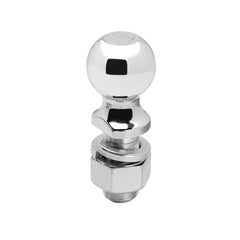 DRAW TITE - Trailer Hitch Ball; 2-5/16 Inch Ball; 1-1/4 Inch Diameter 2-3/4 Inch Long Shank; 12000 Pound Gross Towing Weight; Chrome; Steel; Single; Bagged - 63834