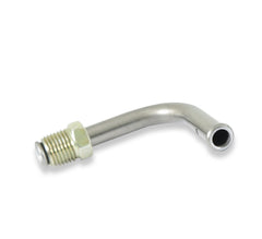 Holley Performance 26-44 Carburetor Fuel Inlet Fitting; Universal; 5/16 Inch Hose Size; 1/2 Inch-20 Thread Size; Gold Iridited; Single