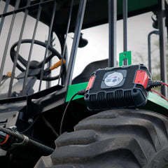 Noco GX3626 Battery Charger; UltraSafe ®; For 36 Volt Industrial Batteries; 936 Watt Power; 100 To 240 Volt Input Voltage; Up To 425 Ampere Hour For Lead-Acid/ Lithium-Ion Batteries; 12 Inch Length x 8-1/2 Inch Width x 3.9 Inch Height; IP66 Rated; 76 Inch Length AC/ DC Cord; 92 Percent Efficiency; With Integrated DC Cable With Eyelets And Integrated AC Cable With Type B Plug