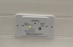 MTI Industry 62-542-WT-MARINE Carbon Monoxide Detector; Safe-T-Alert ™; Flush Mount Detector; Alerts To Leak With Beeping; Without Digital Display; 13.8 Volt DC; White; 4-1/2 Inch Width x 3-1/4 Inch Height x 1-1/4 Inch Thick