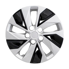 Coast2Coast: IWC53816SB Wheel Cover -  16 Inch -  5 Split Spoke -  Silver/ Black -  Plastic -  Set Of 4