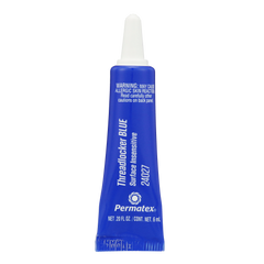 Permatex 24027 Thread Sealant; Use With Rocker Studs/ Rocker Adjustment Bolts/ Bolts On Valve/ Cam Covers/ Oil Pans/ Disc Brake Calipers/ Intakes/ Alternators And Pulley Assemblies; 6 Milliliter Tube