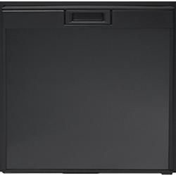 Norcold DC740BB - Refrigerator -  Single Compartment Refrigerator With Freezer -  Proud Mount/ Flush Mount Without Additional Hardware -  1.7 Cubic Foot -  15-1/4 Inch Width x 20-1/2 Inch Depth(Proud Mount) 19.96 Inch Depth(Flush Mount) x 20-1/2 Inch Height -  2.5 Amps At 12 Volt DC/ 1.3 Amps At 24 Volt DC -  Direct Current -  Without Ice Maker -  Dial Temperature Control -  With LED Cabinet Light -  Black Panel -  With Shelving And Door Bins