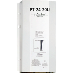 NewMar PT-24-20U Battery Charger; Phase Three Smart Series; For 24 Volt Gel-Cell/ 24 Volt Flooded Lead-Acid/ 24 Volt AGM Batteries; 3-Bank Charger; 90 To 264 Volt AC Power Supply; 3 Step Bulk/ Absorption/ Float; 20 Amp Output Current; 9.5 Inch Width x 4.8 Inch Depth x 13.85 Inch Height Overall Dimension; 40 To 200 Ampere Hour Battery Capacity; -20 To 60 Degree Celsius Operating Temperature; CG USCG CFR 183.410; With LED Audible Indicators/ 25 Feet Cable/ Plug-In Connector