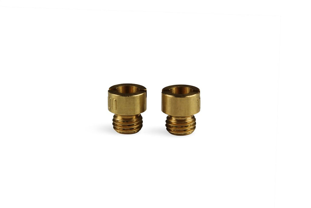 Holley Performance 122-80 Carburetor Metering Jet; For Use With Holley Carburetor; Gasoline; Jet Number 80/ 0.089 Inch Hole Size; Brass; Set of 2