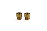 Holley Performance 122-80 Carburetor Metering Jet; For Use With Holley Carburetor; Gasoline; Jet Number 80/ 0.089 Inch Hole Size; Brass; Set of 2