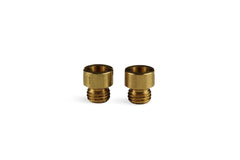 Holley Performance 122-80 Carburetor Metering Jet; For Use With Holley Carburetor; Gasoline; Jet Number 80/ 0.089 Inch Hole Size; Brass; Set of 2