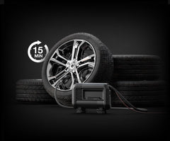 Noco AIR20 Tire Inflation Pump; AIR20; Portable Electric Pump; 0 To 40 Pounds Per Square Inch Range; Without Gauge; 3 Foot Braided Inflation Hose; Black; 4 To 122 Degree Fahrenheit Operating/ Storage Temperature; Metal; With 20 Foot Power Cord/ Battery Clamps/ Presta Valve Adapter/ Needle Adapter/ Inflatable Toy Adapter/ Clamps/ Microfiber Storage Bag