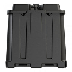 Noco HM426 Battery Box; Fits Dual 6 Volt Group Batteries; Black; Polyethylene Plastic; Full Flow Ventilation; With Captive Lid; Large Cable Entry Holes; Impact Resistant To -40 Degree Fahrenheit