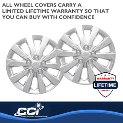 Coast2Coast: IWC52116C Wheel Cover -  16 Inch -  10 Spoke -  Chrome Plated -  Plastic -  Set Of 4