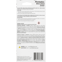 Permatex 80345 Multi Purpose Grease; Synthetic Grease; White; Single; 1.5 Ounce Tube