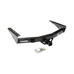 DRAW TITE - Trailer Hitch Rear; Max-Frame; Class III; Square Tube Welded; 2 Inch Receiver; 5000 Pound Weight Carrying Capacity/500 Pound Tongue Weight; 7500 Pound Weight Distributing Capacity/750 Pound Tongue Weight - 75105