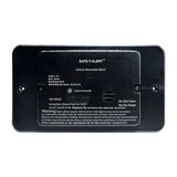 MTI Industry 62-542-BL-TR Carbon Monoxide Detector; Safe-T-Alert ™; Flush Mount Detector; Alerts To Leak With Beeping; Without Digital Display; 13.8 Volt DC; Black; 4-1/2 Inch Width x 3-1/4 Inch Height x 1-1/4 Inch Thick; With Trim Ring