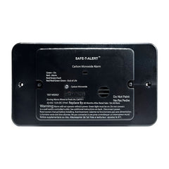 MTI Industry 62-542-BL-TR Carbon Monoxide Detector; Safe-T-Alert ™; Flush Mount Detector; Alerts To Leak With Beeping; Without Digital Display; 13.8 Volt DC; Black; 4-1/2 Inch Width x 3-1/4 Inch Height x 1-1/4 Inch Thick; With Trim Ring