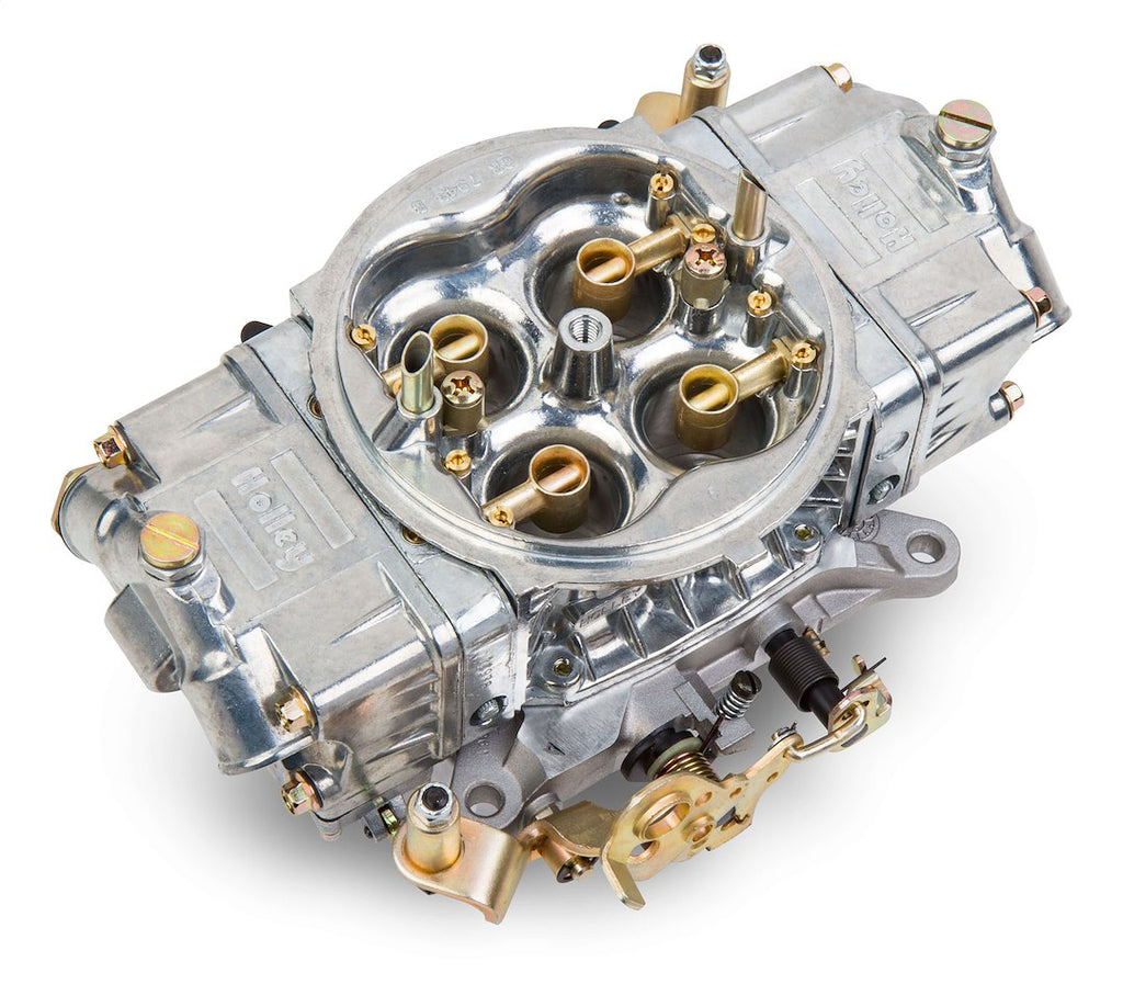 Holley Performance 0-82651SA Carburetor; 4 Barrel; 650 Cubic Feet Per Minute (CFM); Square Bore Flange; Mechanical Secondaries; Gasoline; Shiny; Aluminum