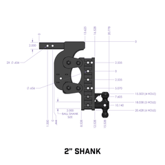 
   Gen-Y Hitch GH-1125 THE BOSS Torsion-Flex – 16,000 lbs Adjustable Trailer Hitch