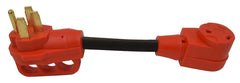 Valterra A10-5030F Power Cord Adapter -  Mighty Cord ™ -  For Connecting RV Power Inlet To Standard Power Source -  50 Amp Male To 30 Amp Female -  50 Amp -  12 Inch Dog Bone -  Non Locking -  Not Waterproof -  Without Lighted Ends -  Without Handle